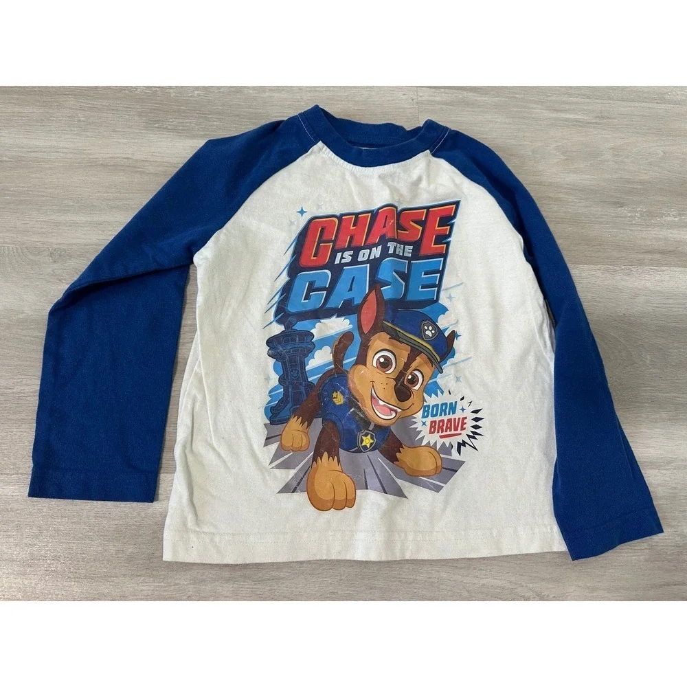 Kids Long Sleeve T-Shirt Bundle Paw Patrol Zara GarbAnimal 4T 5